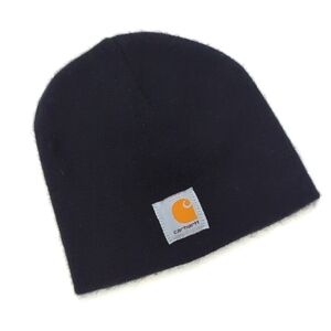 CARHARTT Men's Black Knit Beanie Hat
